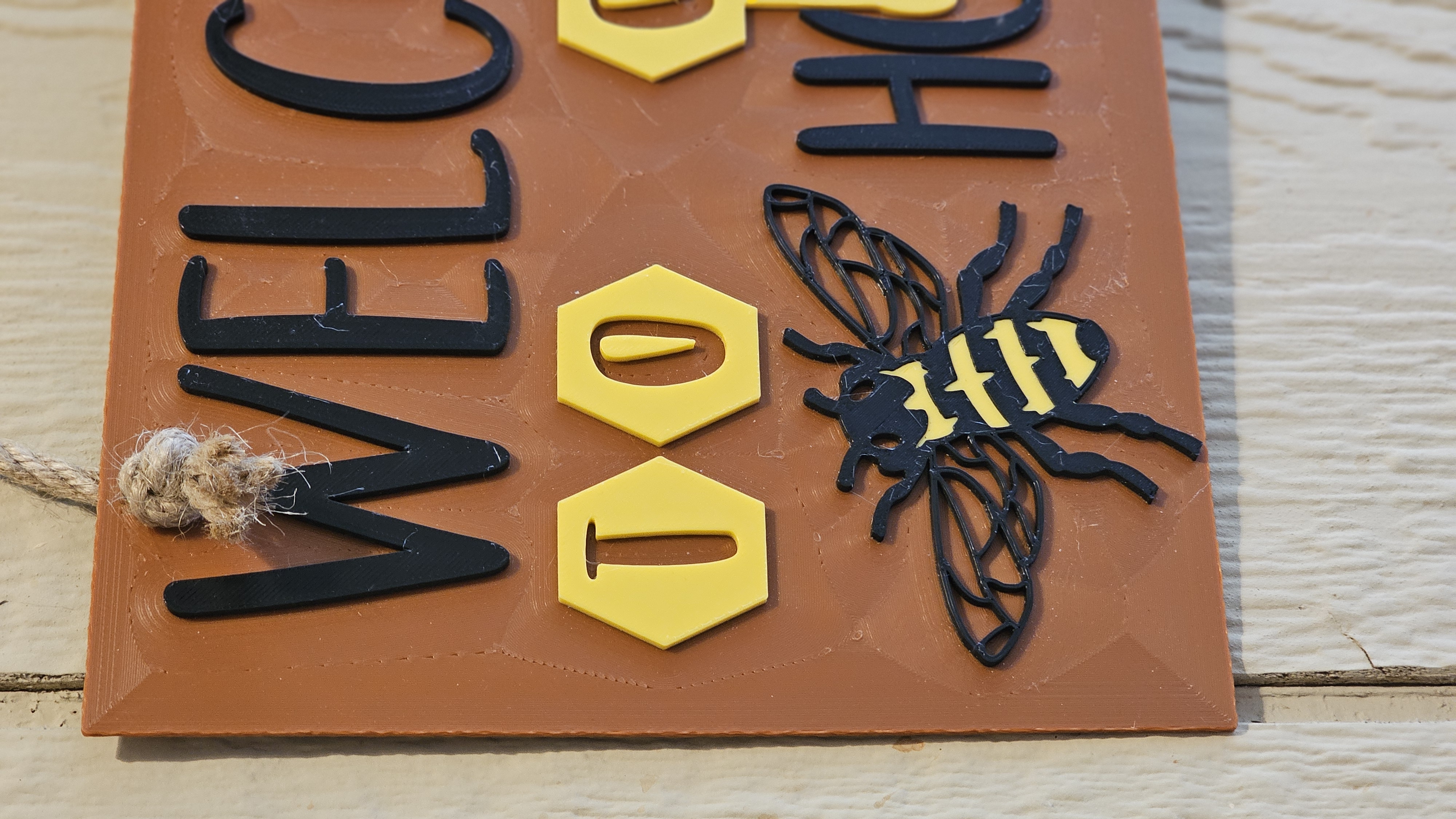 Decorative Craft Sign - 3D printed home decor sign
